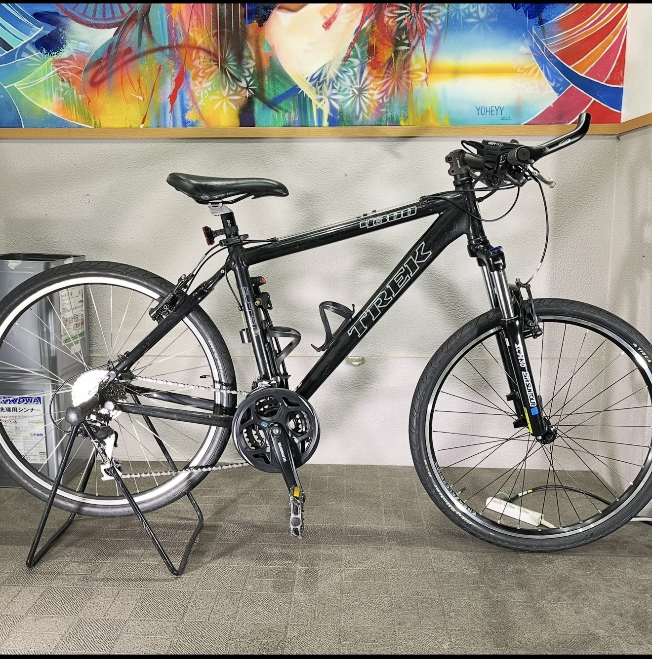 レストアを完了したTREK 4300の26インチマウンテンバイク