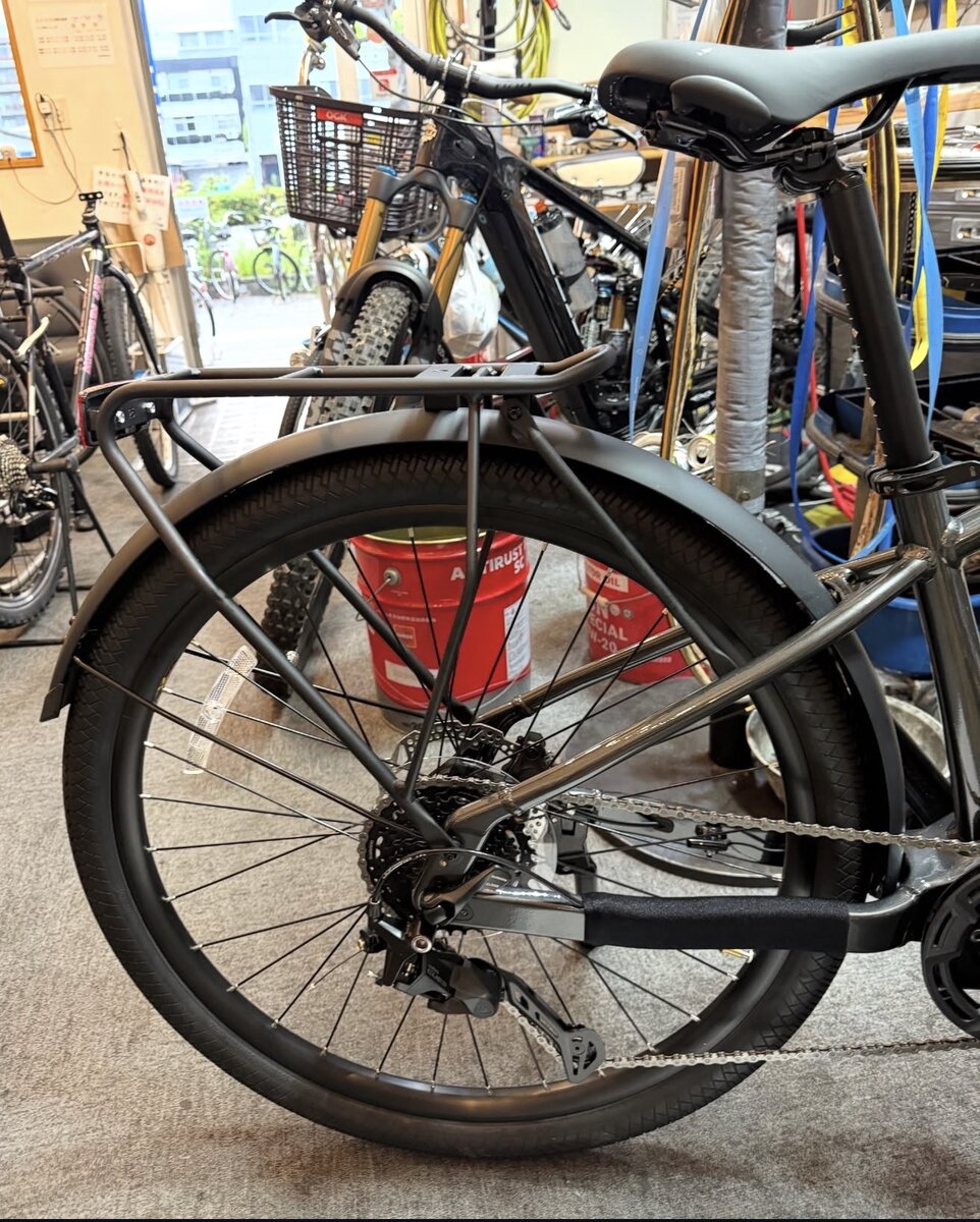 Panasonic XEALT S5 リアキャリア・ドライブトレイン｜e-BIKE納車事例